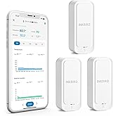 INKBIRD ITH-11-B Bluetooth Thermometer Hygrometer, Smart Digital Temperature Humidity Sensor with IP65 Waterproof, 2 Years Da