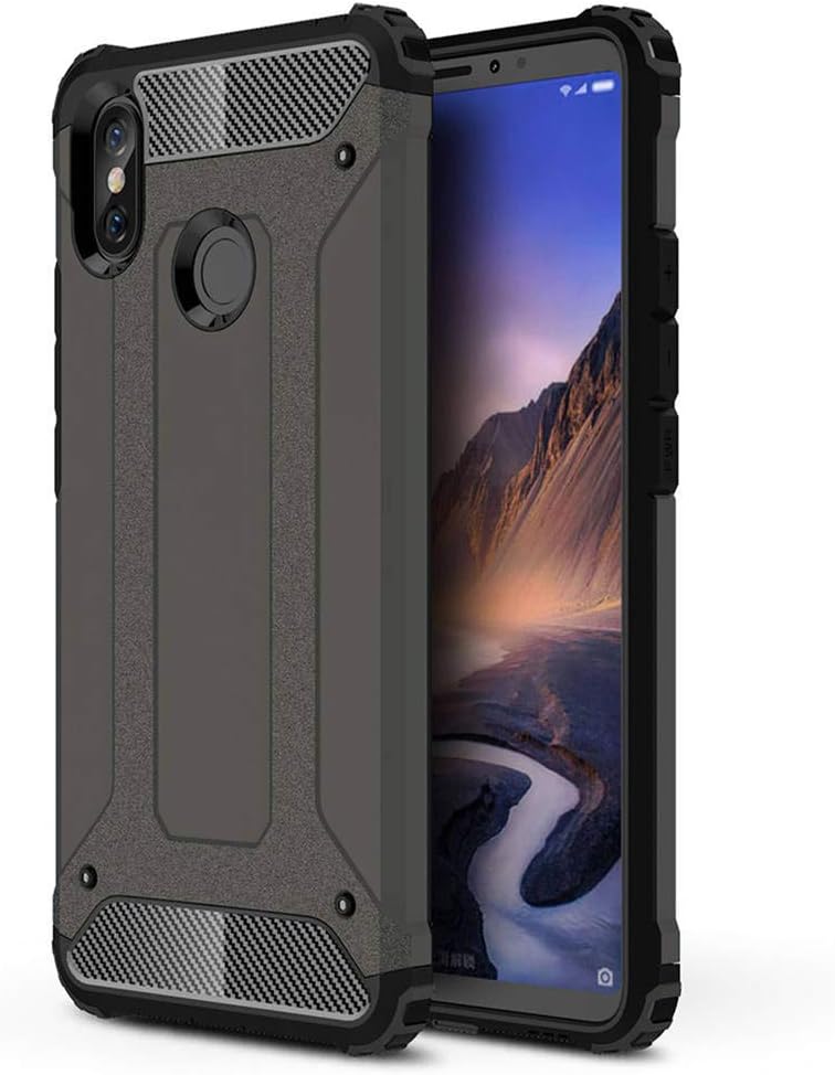 SOGOCOOL Xiaomi Mi Max 3 Case, Heavy Duty with Full Body Protective Shockproof Drop Proof Hybrid Hard Cover for Xiaomi Mi Max 3 (Bronze)