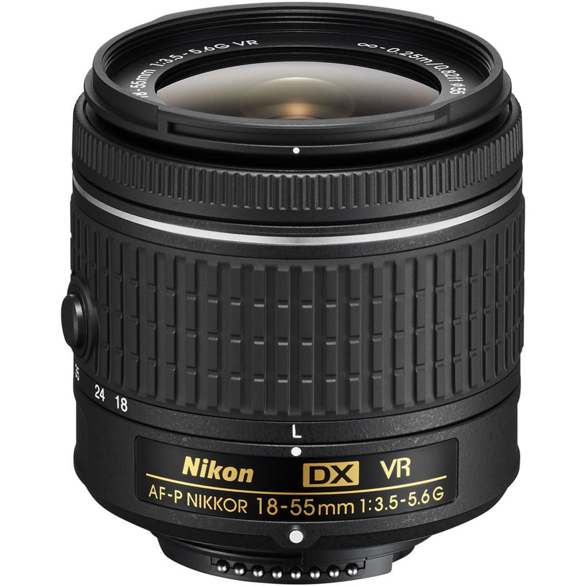 Nikon 18-55 mm f/3.5 - Lente Nikkor 5.6G VR AF-P DX - Versión internacional (sin garantía)