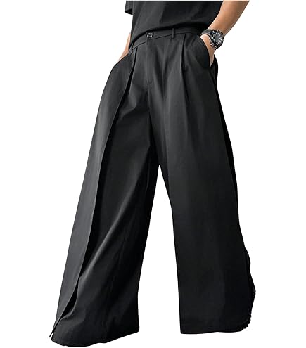 Amazon.com: GORGLITTER Women's Pleated Flare Bell Bottom Pants
