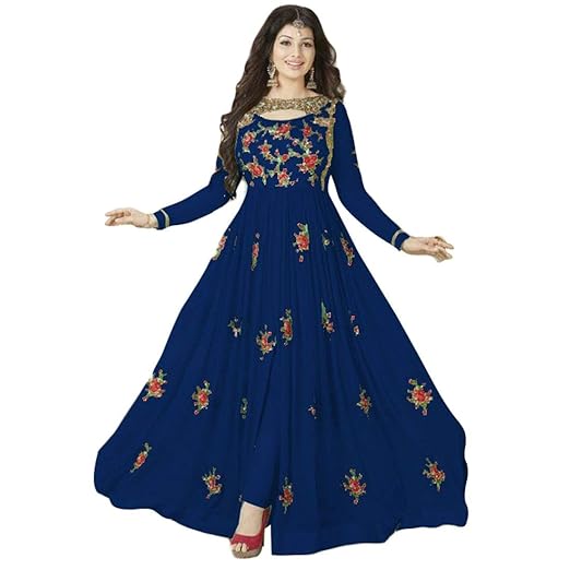 Womens Georgette Semi-stitched Salwar Suit