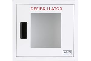 AMERICAN HOSPITAL SUPPLY American Hospital AED Cabinet | AED Defibrillator Wall Mounted Storage Cabinet Non Alarmed White | Large Fits Zoll/Cardiac Science/All Brands