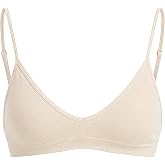 SweatyRocks Women's Triangle Bralette Plunge Bra V Neck No Padded Sleep Bra | Sexy Bralette, V Neck Bra, Spaghetti Strap Bra, Wireless Bra, Eeveryday Bras
