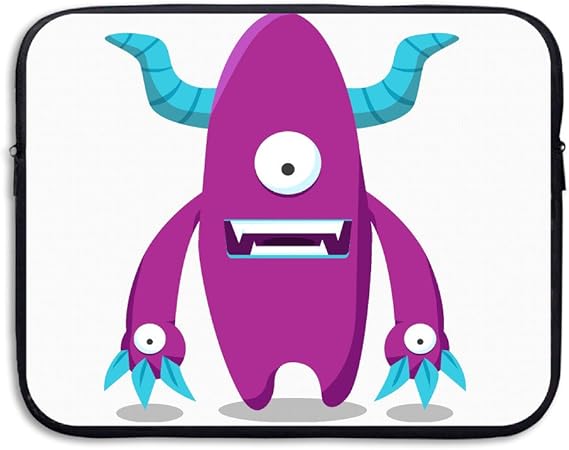 Amazon Co Jp Ermico かわいいモンスターの漫画 ノートパソコンバッグ パソコンバッグ Pcバッグ 防水 防水防震クッション内蔵 レディース メンズ 両面同じデザイン おしゃれ 衝撃吸収 耐水性 Pc収納カバン 撥水加工 超軽量 服 ファッション小物