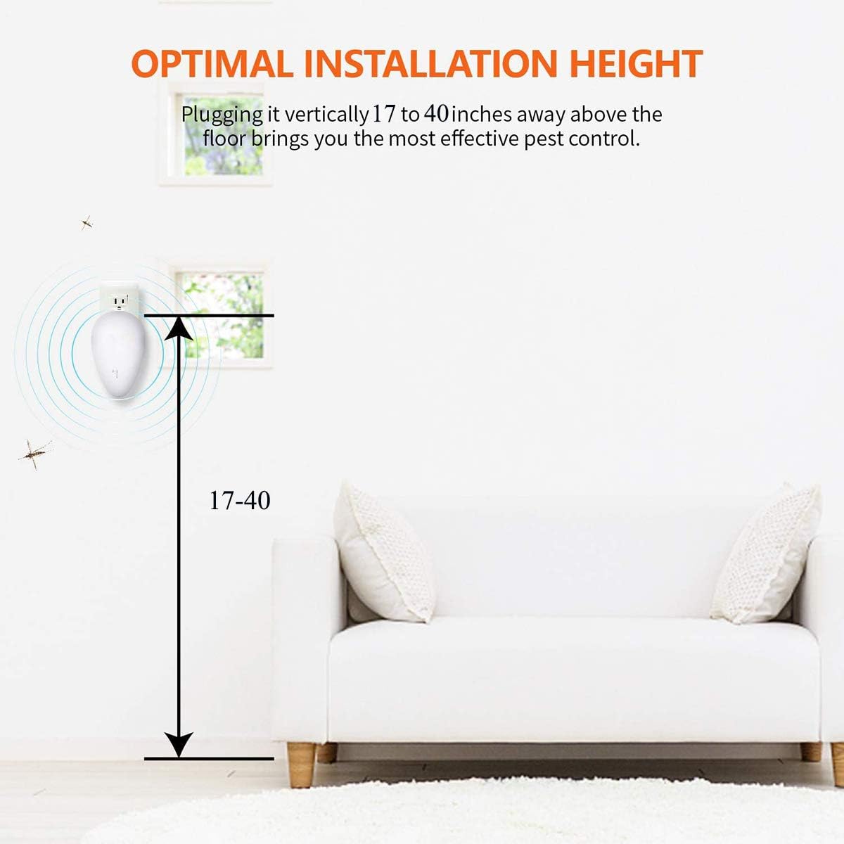 Ultrasonic Pest Repeller, 6 Packs New Upgraded Indoor Electronic Pest Repellent Plug in for Insects, Mice,Ant, Mosquito, Spider, Rodent, Roach, Mosquito Repellent for Human & Pets' Safe: Home & Kitchen