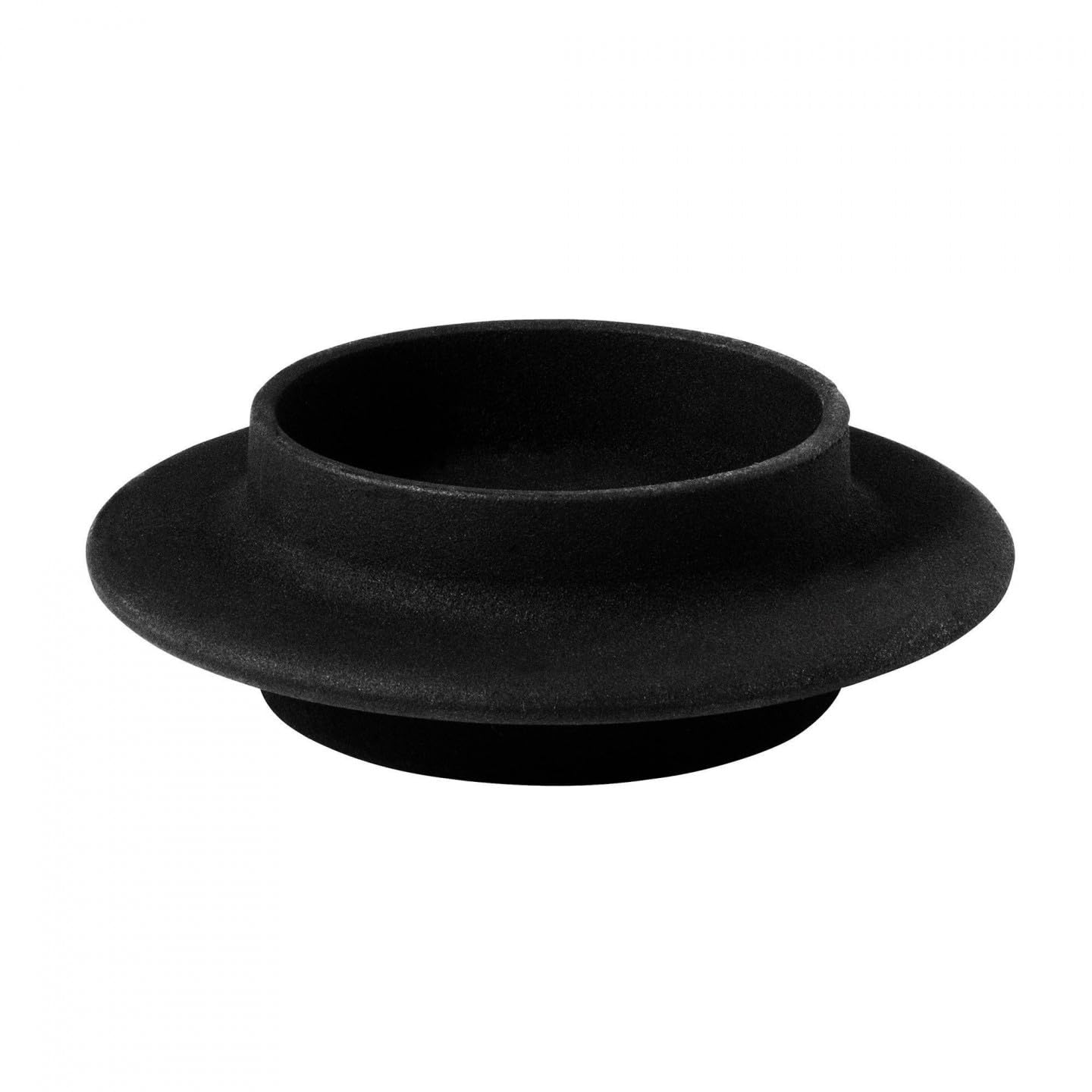 Normann Copenhagen Heima block candle holder, cast iron, black, 13 cm x 13 cm x 4.3 cm, 330310