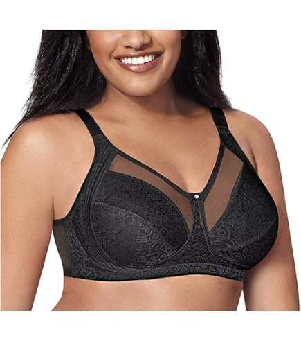 JUST MY SIZE Satin Stretch Wirefree (1960) Rosewood, 42B at Amazon
