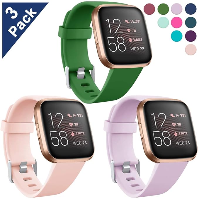 fitbit versa pink amazon