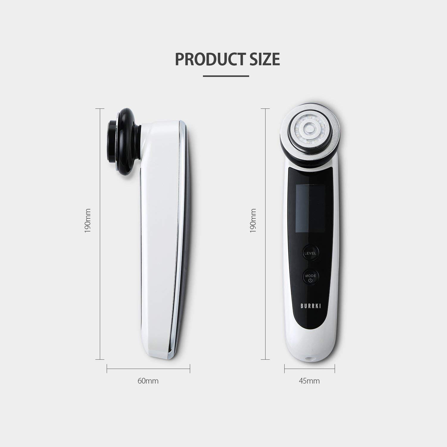 BURRKI Beauty Device RF Face Cleansing Machine,High Frequency Facial Massager, Anti-wrinkle Anti-aging Skin Cleaner