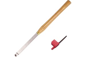 ASIEG TOOL Wood Lathe Turning tools 19.68 Inches Finisher Carbide Tipped Lathe Chisel Tool Bar With Ci3 12mm Round Carbide Insert Cutter for Wood Hobbyist or DIY or Carpenter