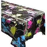 Blue Orchards Glow Party Tablecovers (2), Glow Birthdays, Party Supplies, Black Light Decorations