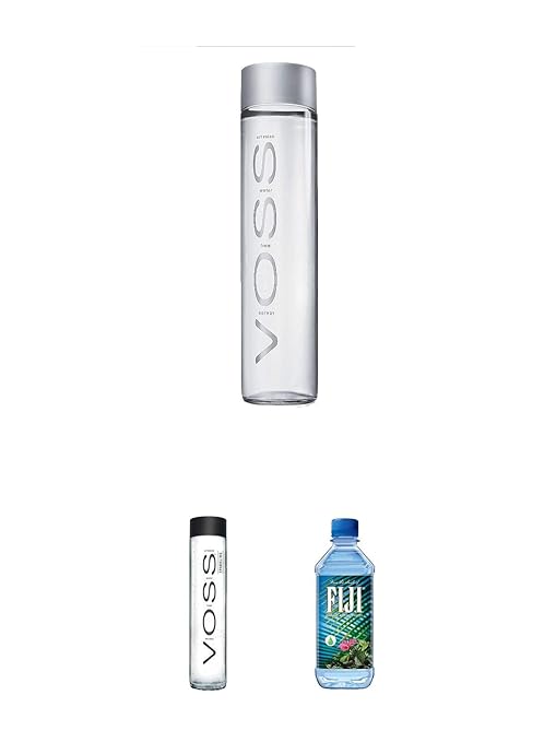Voss Artesian STILL Gletscher Wasser in Glasflasche 0,8 Liter + Voss Artesian SPARKLING Gletscher Wasser in Glasflasche 0,8 L