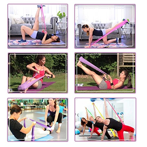Osa Exercise Band, Long Resistance Bands, Sport Yoga Elastic Bands Natural Latex Elastic Exercise Equipment for Physical Therapy, Pilates, Stretch, Yoga, Strength Training Workout.