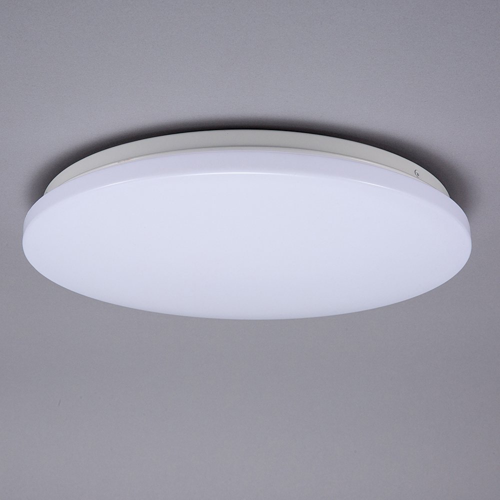 Ruicer LED Deckenleuchte Wohnzimmer Schlafzimmer Warmweiß Rund 15W [Energieklasse A+]