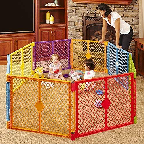 kid play yard fence
