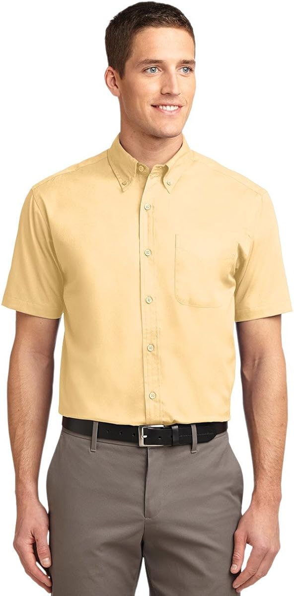 Port Authority Men's Tall Short Sleeve Easy Care at  Men’s Clothing store