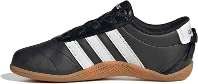 Sapatos infantis Unissex rapazes Grand Court Lo Girls, Core Preto/FTWR Branco/Hi-Res Amarelo, 32 EU