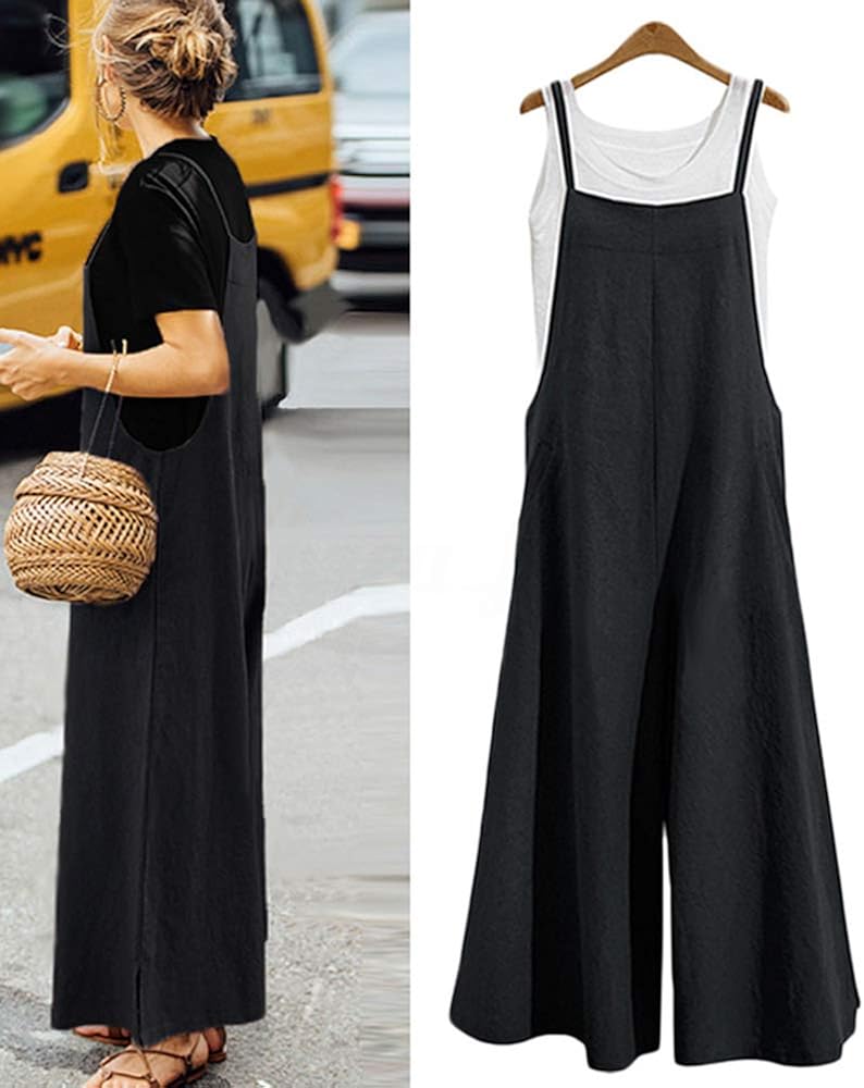 baggy cotton jumpsuit