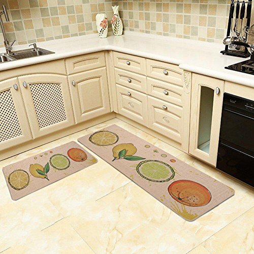 1 LEEVAN+Microfiber+Non+Skid+Washable+Floormat