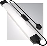 Amdelne 6000K 5ft LED Batten Light 45W IP65 Plug In Ceiling Strip view 1