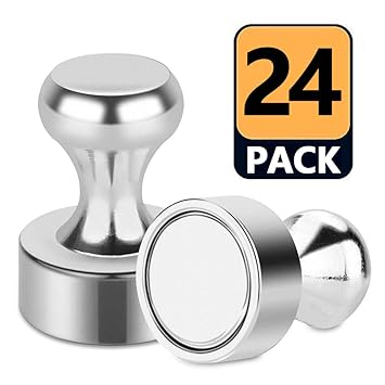 DYFFLE Imanes de neodimio, extrafuertes, 24 Unidades, pequeños ...