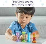 Learning Resources Soothing Swirlers Sensory Tubes Hand2mind 4 Pack Keychains view 6