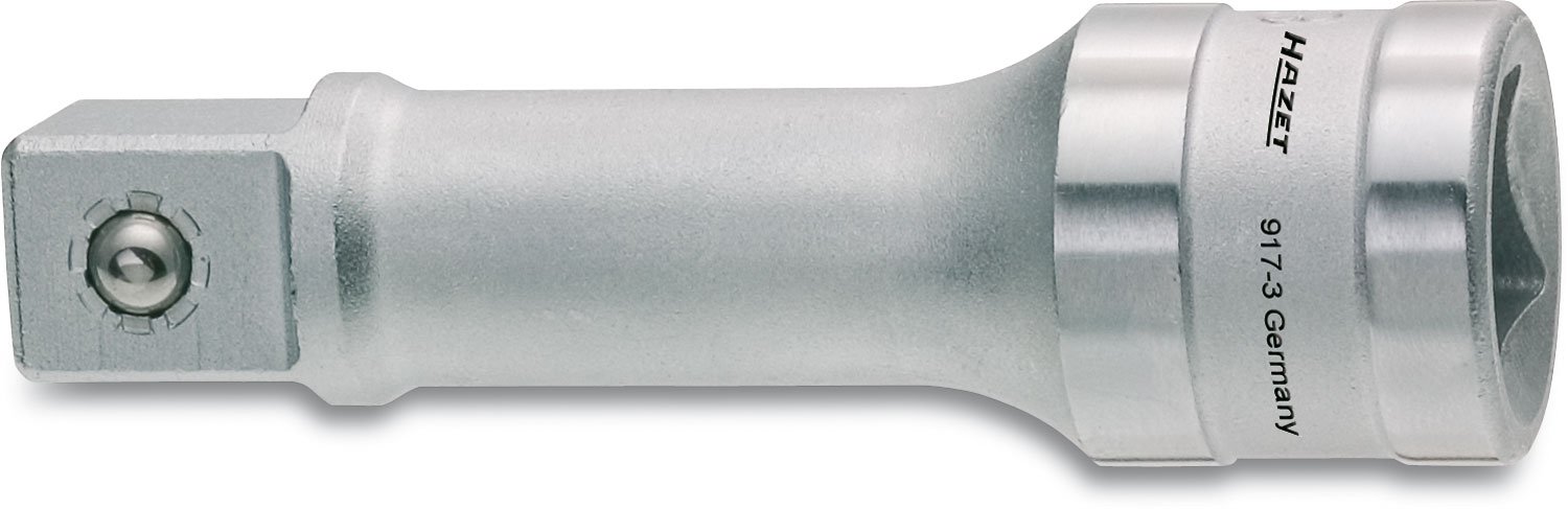 HAZET 917-3 76 mm Polished Head Extension - Chrome-Plated