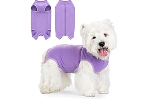 Coppthinktu Dog Surgery Suit Recovery Suit for Dogs After Surgery Female, Dog Onesie Suitical Neuter Puppy Spay Shirts, Post-Op Bodysuit Pajamas Anti Licking Abdominal Wounds Cone Alternative