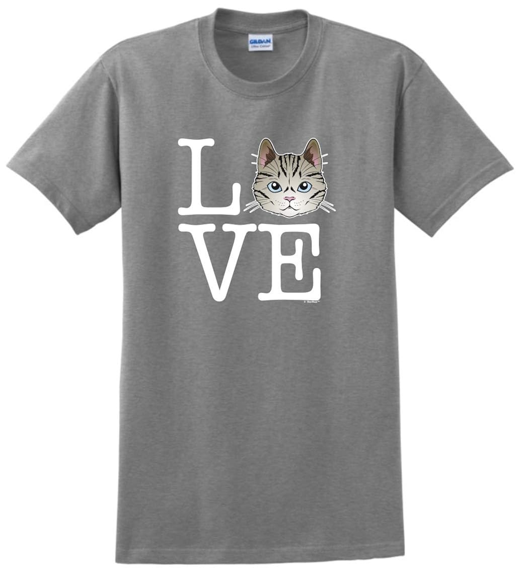 Cat Gifts Love Cat Apparel Cat Clothes Cat T Shirt 9026 Jznovelty