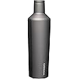 Corkcicle Classic Canteen Insulated Tumbler, Ceramic Slate, 25 oz – Reusable Water Bottle Keeps Beverages Cold for 25 Hours & Hot 12 Hours – Cupholder Friendly Tumbler with Screw-On Cap