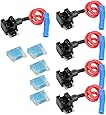 Qiorange 12v Car Add-a-circuit Fuse ACN TAP Adapter Low Profile Blade Style Fuse Holder Pack of 5