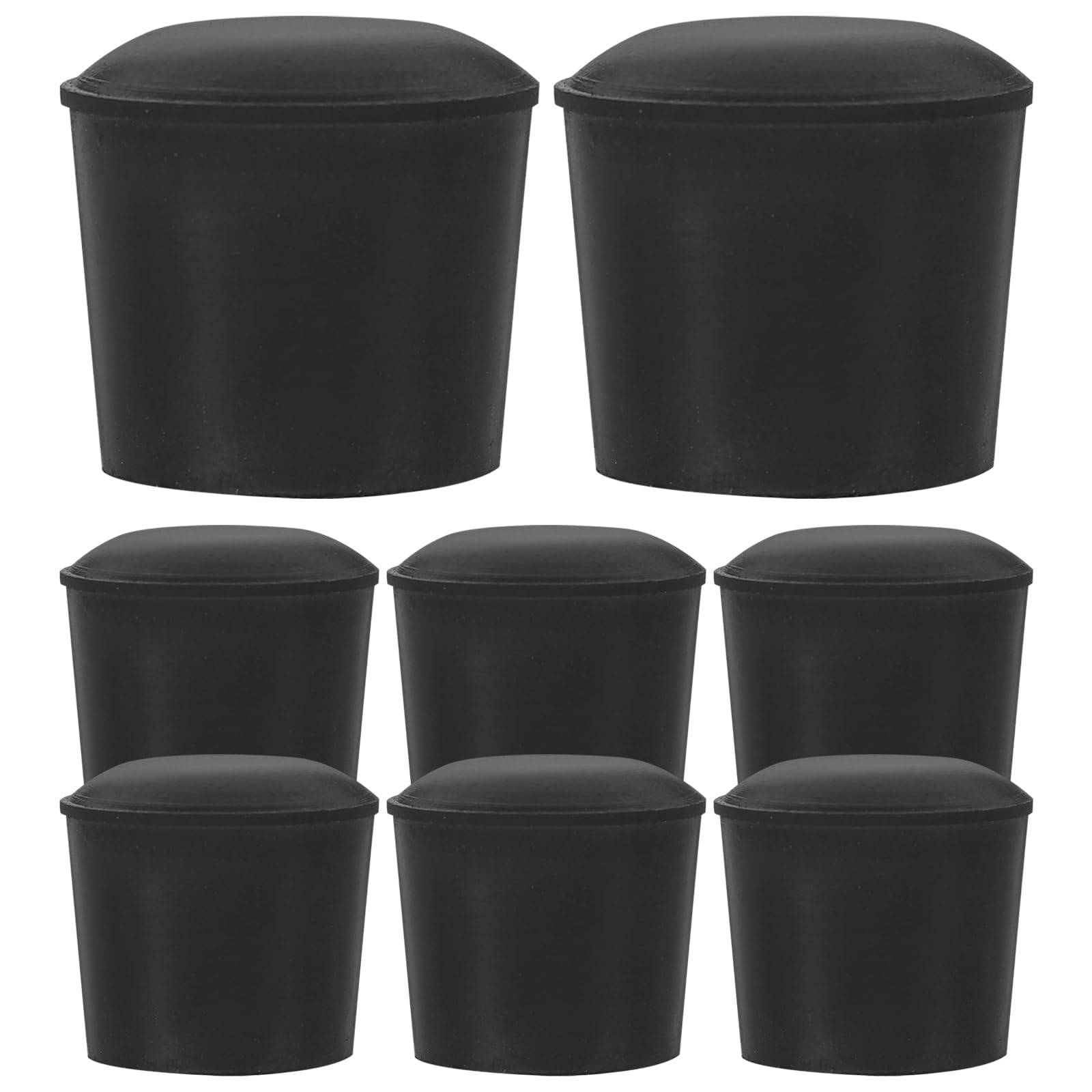 Uonlytech 8pcs Rubber Feet Pads Chair Floor Protector Chair Leg Covers Trivet Leg Protectors for Kitchen Pad Leg Protectors