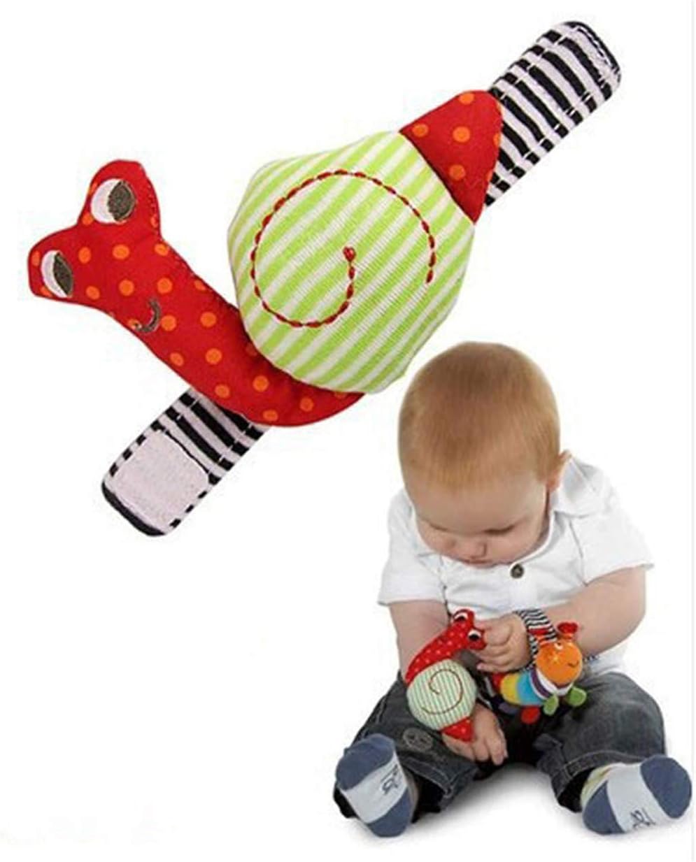 Ejy Unisexe Infantile Bebe Animal Forme Mignon Escargot Bracelet Hochets Jouets Jouets D Eveil Et 1er Age Jouets D Eveil Dwteam In
