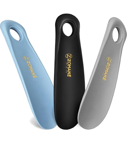Boot Horn Short Shoe Horns 4 Pcs Plastic Shoe Horn, Short Handle Shoehorn Boot ...
