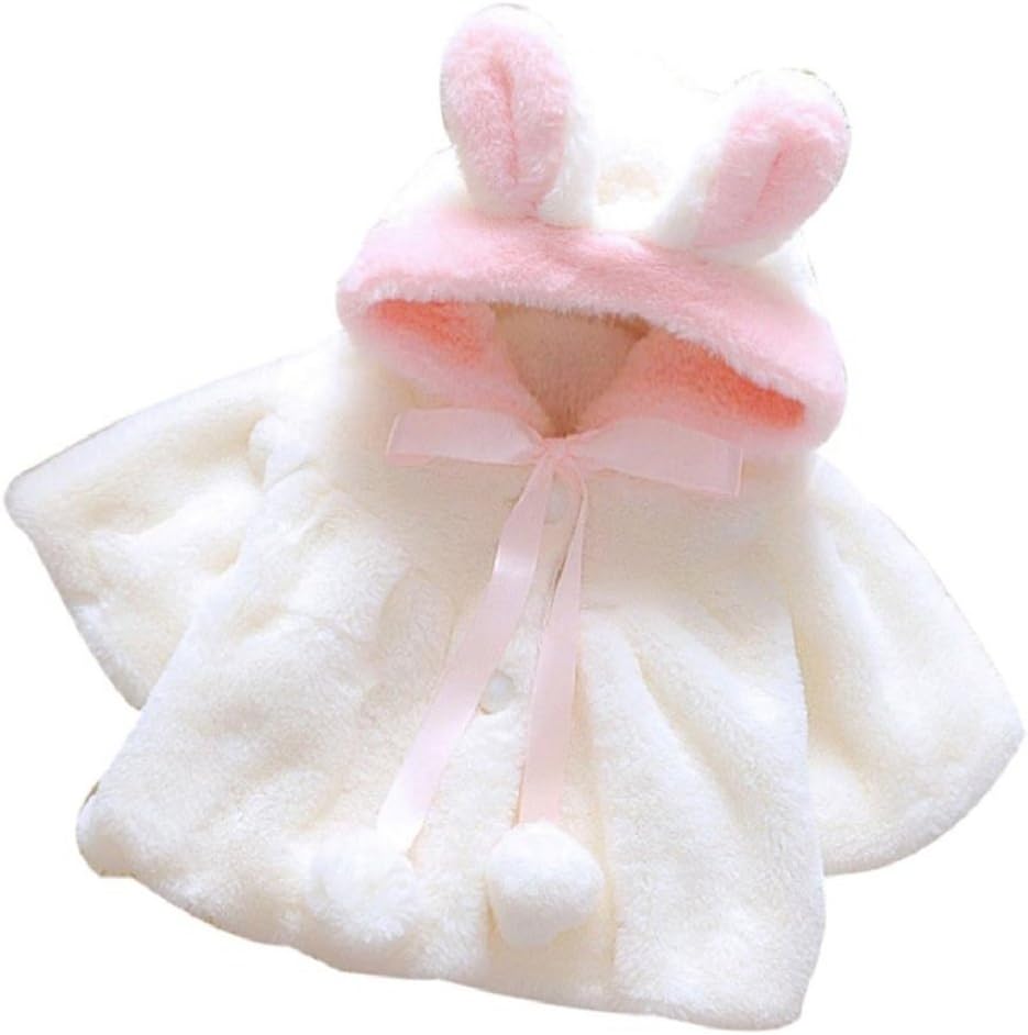 GONKOMA Baby Kids Infant Girls Winter Warm Coat Cloak Jacket Thick Warm Clothes