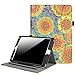 Fintie Case for iPad 6th / 5th Generation (2018 2017 Model, 9.7 Inch), iPad Air 2 / Air 1 (9.7 Inch) - [Corner Protection] Multi-Angle Viewing Stand Cover with Pocket, Summer Dahlia
