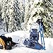 FLASHTEK 25'' Snowshoes for Men and Women Lightweight Snowshoes with Poles for Hiking and Heel Lift Riser for Mountaineering + Free Zippered Snowshoe Tote (Honeycomb Patterny)