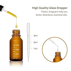 4Pcs Dropper Bottles Tincture Bottles with Dropper