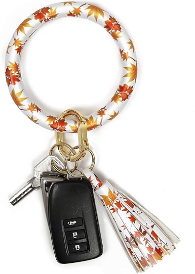 Townshine Silicone Leather Bangle Key 