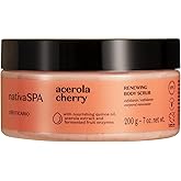 Nativa SPA by O Boticario Acerola Cherry Renewing Body Scrub, Gentle Exfoliation for Smooth, Radiant Skin, 7.05 Ounce (200g)