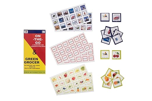 Prism Edutives Green Grocer And On The Go- Pictorial On Fruits, Vegetables, Transport And Communication Bingo (Multicolour)