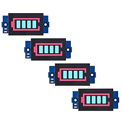 4PCS 6S 6 Series Lithium Battery Level Indicator