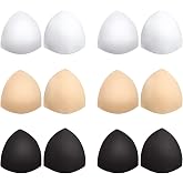 Awpeye Bra Pads Inserts 6 Pairs, Bra Cups Inserts, Removable Breast Enhancers Inserts for Women
