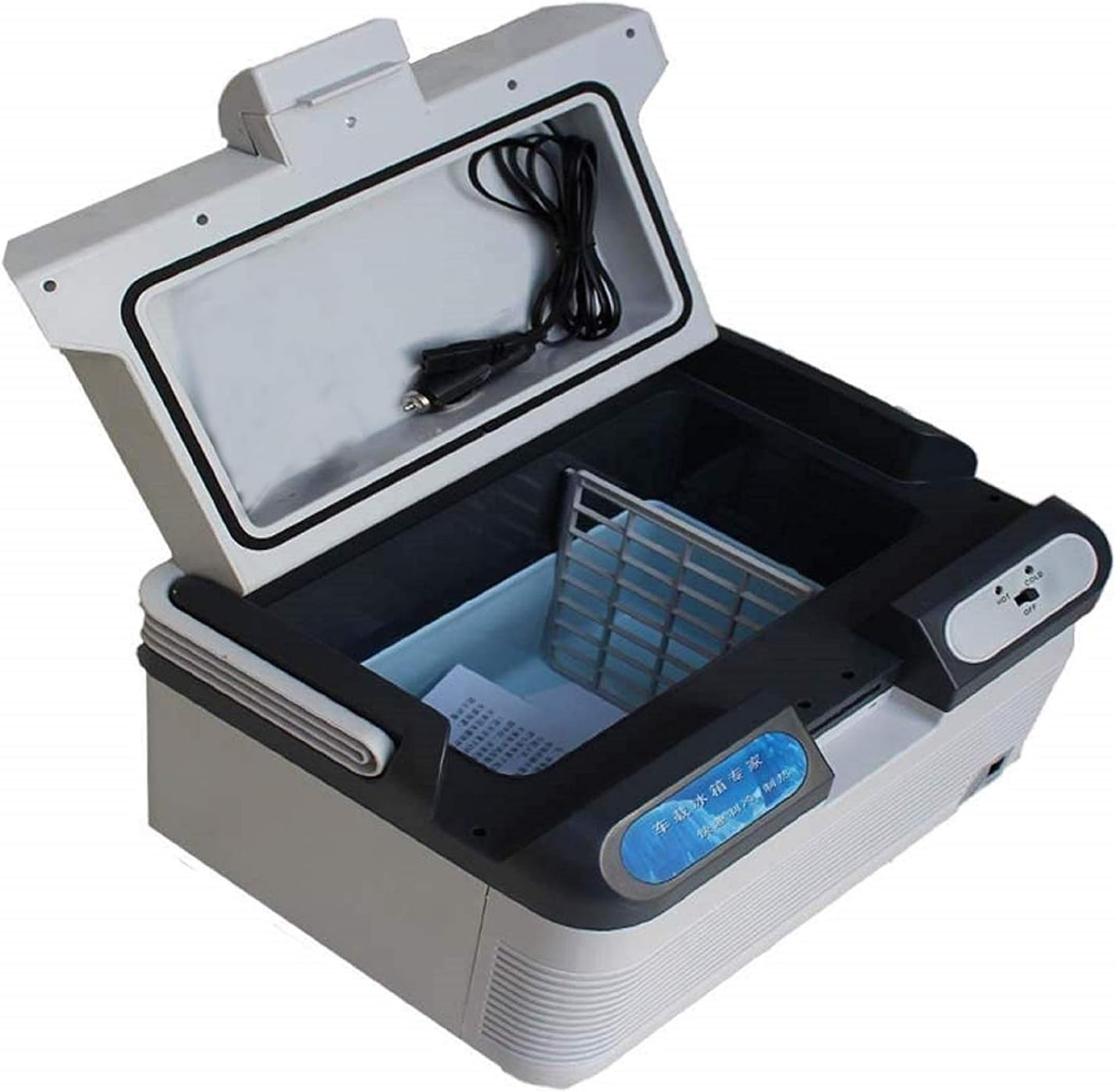 GosFrid Portable Car Thermoelectric Cooler/Warmer Electric Fridge Travel Refrigerator 12 L Car Refrigerator