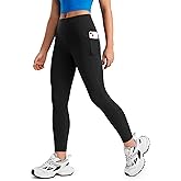 CRZ YOGA Girls Butterluxe Yoga Leggings with Pockets - Athletic Sports Casual Pants High Waist Tights Kids Teen