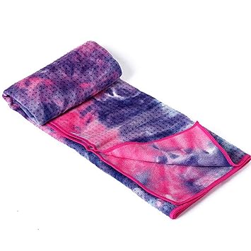 KERVINFENDRIYUN YY4 Tie-Dye Toalla de Yoga de Silicona ...