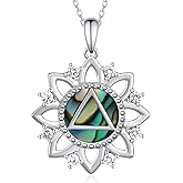 TYSO Sterling Silver Sobriety Necklace - AA Gifts for 1 Year Sober Women