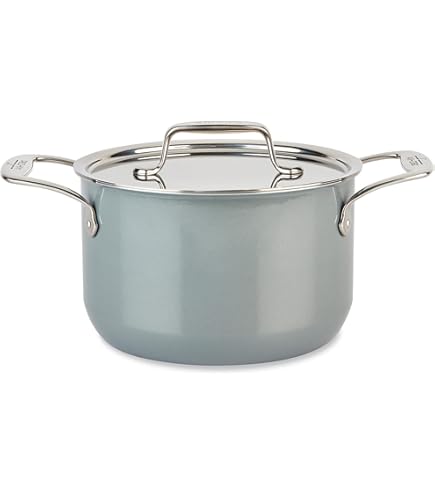 オールクラッド/All Clad　FUSIONTEC　スープポット４QT Amazon.com: All-Clad FUSIONTEC Natural Ceramic with Steel Core