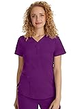 Healing Hands Scrub Tops for Women Two Pocket