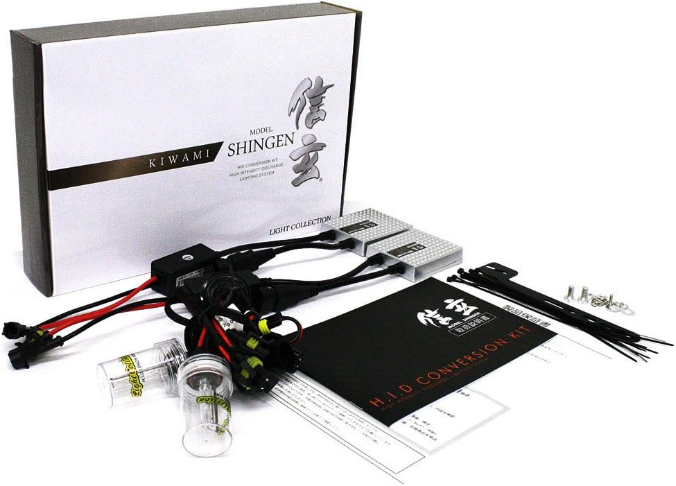 Shingen KIWAMI-out stability improved high-quality sparkling HID kit 55W H7 6000K 3-year warranty SKH7-55-6K-12V